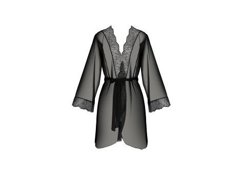 AMBERLY PEIGNOIR black - 3