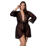 AMBERLY PEIGNOIR black - 2