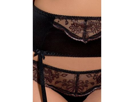 BRIDA SET WITH OPEN BRA black - 3