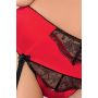 BRIDA SET WITH OPEN BRA red - 4