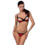 MIDORI SET WITH OPEN BRA red - 2