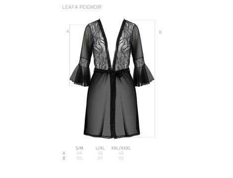 LEAFA PEIGNOIR black - 5