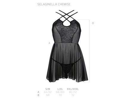 SELAGINELLA CHEMISE black - 5