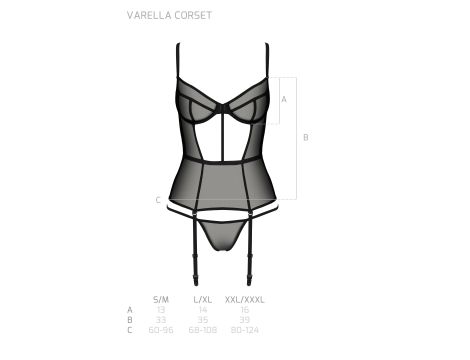 VARELLA CORSET black - 6