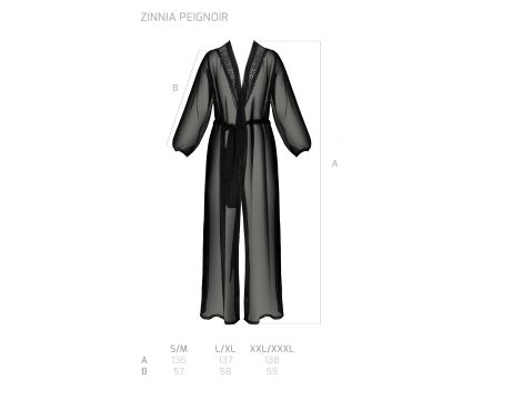 ZINNIA PEIGNOIR black - 5