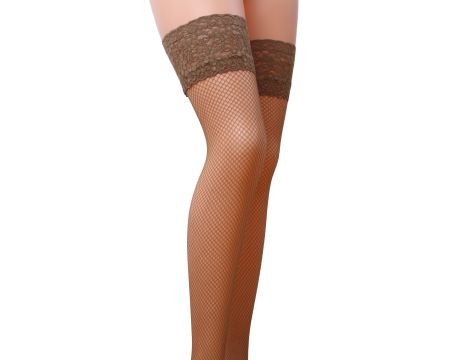 ST020 beige 1/2 (fishnet) - Passion