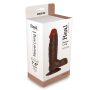 Dildo-REALISTIC DILDO REAL RAPTURE BROWN 7.5"""""""""""""""" - 3