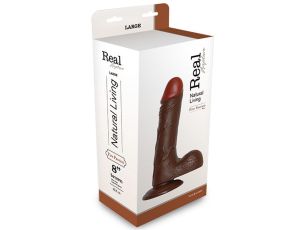 Dildo-REALISTIC DILDO REAL RAPTURE BROWN 8