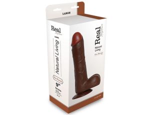 Dildo-REALISTIC DILDO REAL RAPTURE BROWN 9