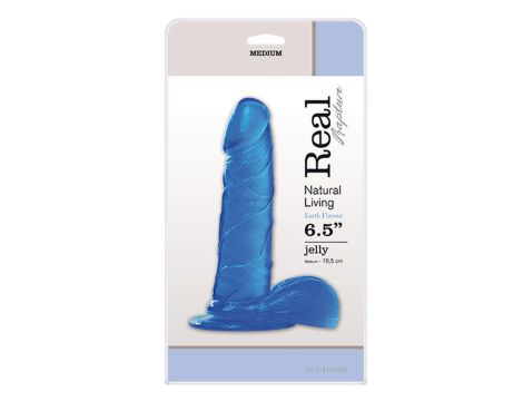 Dildo-JELLY DILDO REAL RAPTURE BLUE 6,5""""""""""""""""