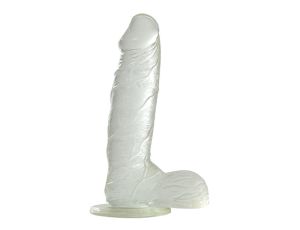 Dildo-JELLY DILDO REAL RAPTURE CLEAR 7.5