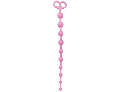 Plug/kulki-FALLO ANALE ANAL JUGGLING BALL SILICONE PINK - 2