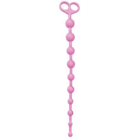 Plug/kulki-FALLO ANALE ANAL JUGGLING BALL SILICONE PINK - 2