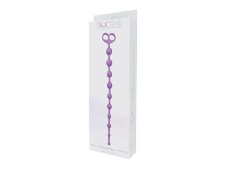 Plug/kulki-FALLO ANALE ANAL JUGGLING BALL SILICONE PURPLE