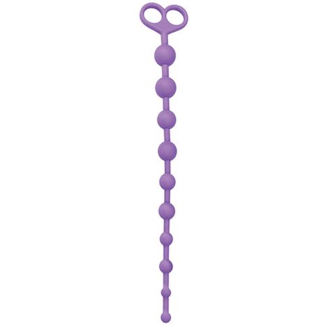 Plug/kulki-FALLO ANALE ANAL JUGGLING BALL SILICONE PURPLE - 2