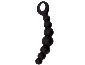 Plug/kulki-FALLO ANALE CATERPILL-ASS SILICONE BLACK - image 2