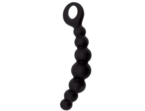 Plug/kulki-FALLO ANALE CATERPILL-ASS SILICONE BLACK - 2