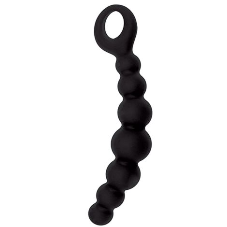 Plug/kulki-FALLO ANALE CATERPILL-ASS SILICONE BLACK - 2