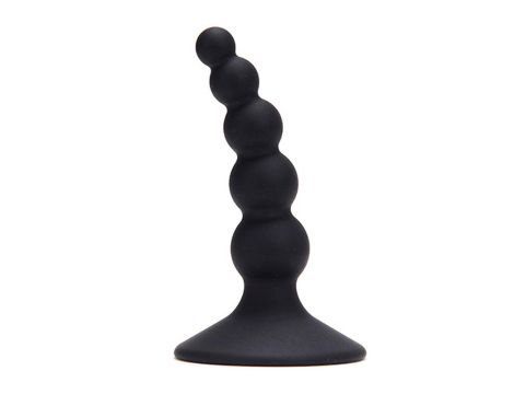 Plug-PLUG ANALE DOMINO ASS PUNISHER SILICONE BLACK - 2