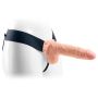 Proteza-FALLO STRAP ON CAVO REAL RAPTURE 8 FLESH WITH BALLS - 6