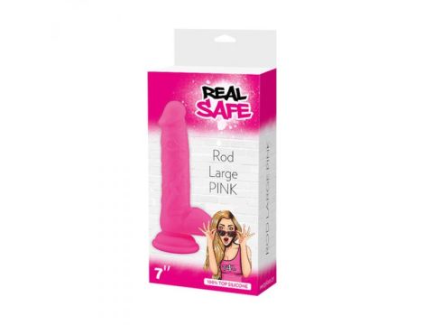 Dildo-Fallo realistico real safe rod large pink