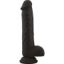 Dildo-Fallo realistico real safe brush black - 3