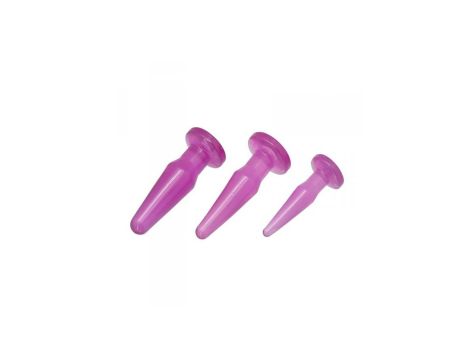 Plug-TPE ANAL PLUG 3 SIZES/ SET - 3