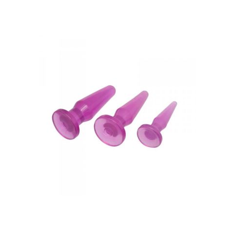 Plug-TPE ANAL PLUG 3 SIZES/ SET - 2