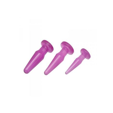 Plug-TPE ANAL PLUG 3 SIZES/ SET - 3