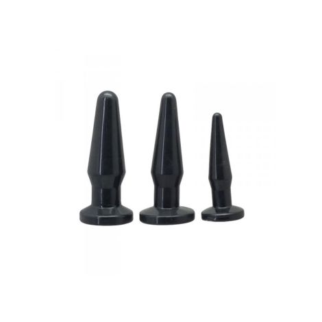 Plug-TPE ANAL PLUG 3 SIZES/ SET