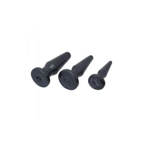 Plug-TPE ANAL PLUG 3 SIZES/ SET - 2