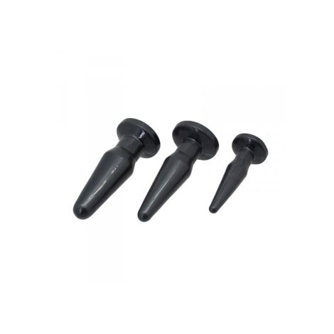 Plug-TPE ANAL PLUG 3 SIZES/ SET - 3