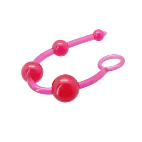 Palline anali Timeless Jelly 4 colore rosa - 3