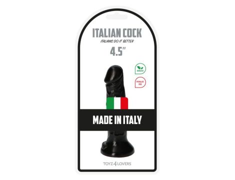 Dildo-Italian Cock 4,5""Black - 6