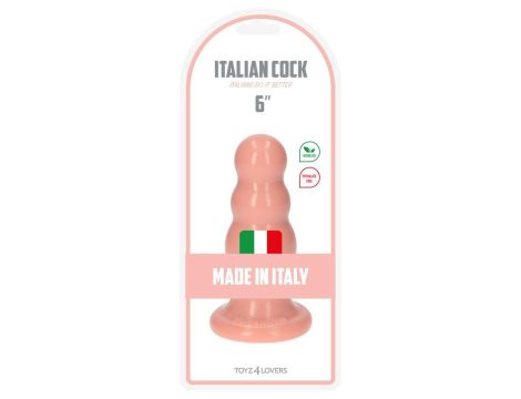 Plug-Italian Cock 6""Flesh - 4