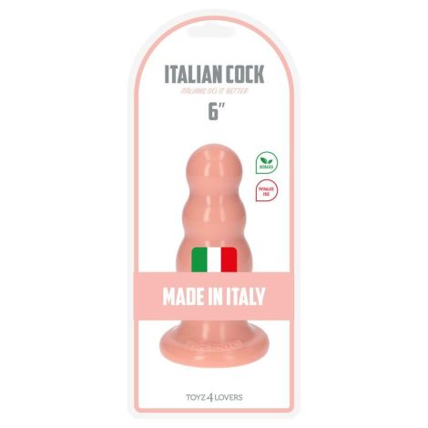 Plug-Italian Cock 6""Flesh - 4