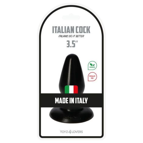 Plug-Italian Cock 3,5""Black - 4