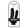 Dildo- Romolo e Remo Black 7.5"""" - 9