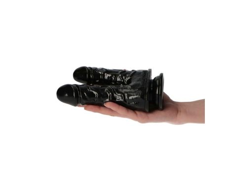 Dildo doppio- Caino e Abele Black - 4