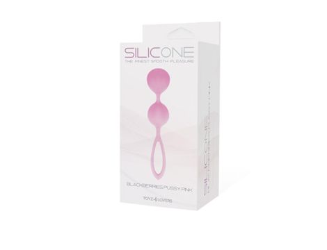 Kulki-PALLINE BLACKBERRIES PUSSY SILICONE PINK