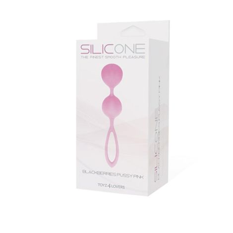 Kulki-PALLINE BLACKBERRIES PUSSY SILICONE PINK