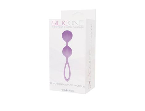 Kulki-PALLINE BLACKBERRIES PUSSY SILICONE PURPLE