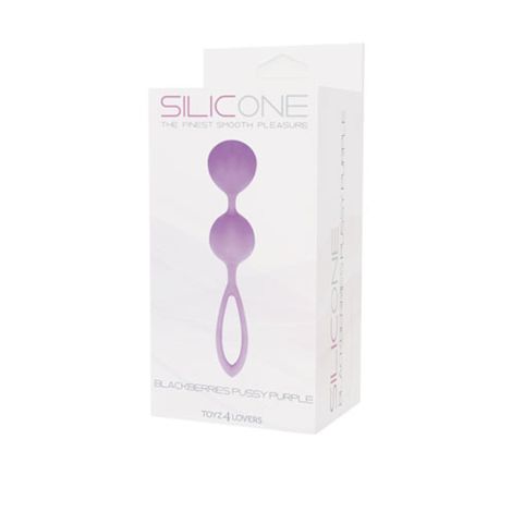 Kulki-PALLINE BLACKBERRIES PUSSY SILICONE PURPLE