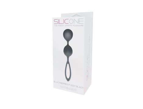 Kulki-PALLINE BLACKBERRIES PUSSY SILICONE BLACK