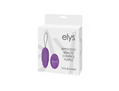 Jajko/wibr-OVETTO VIBRANTE ELYS RIPPLE EGG REMOTE CONTROL PURPLE