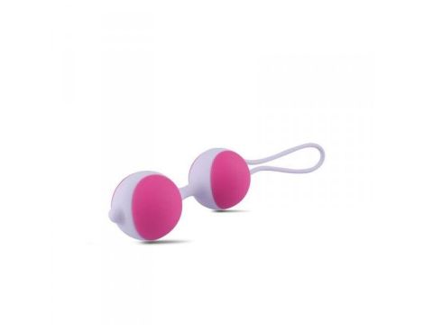 Kulki-Palline Vaginali Bi-Balls Double White - 2