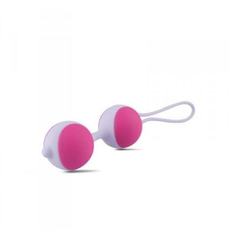 Kulki-Palline Vaginali Bi-Balls Double White - 2