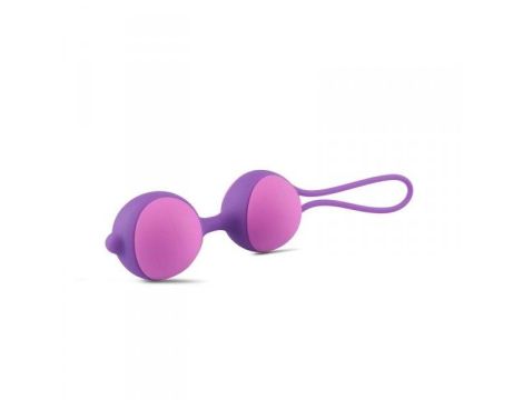 Kulki-Palline Vaginali Bi-Balls Double Purple - 2