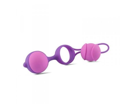 Kulki-Palline Vaginali Bi-Balls Double Purple - 3