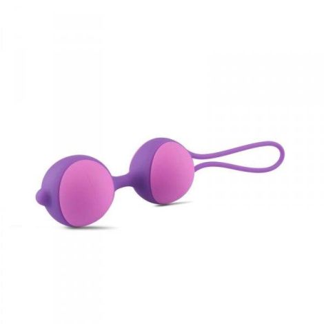 Kulki-Palline Vaginali Bi-Balls Double Purple - 2